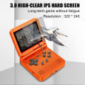 Powkiddy V90 Handheld Game Console 3.0 Inch IPS Screen Flip Retro Video Game Player Open Source Portable Mini Game Consoles Gift.