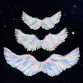 【Top-Rated Product】 1PC Angel Wings colorful Feathers Flying Swallow Performed Halloween Props Bride Flower Girl Dressed Up Cosplay Costumes. 