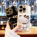 HelloKitty Makeup Mirror Phone Case For Xiaomi Redmi Note 12 Turbo 12S 11 Pro Plus 11S 10 10S 9S 9 8 7 12C 10C 10X 9A 9C Cover. 
