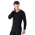 Mid Collar Long Johns Men's Thin Pure Half Turtleneck Thermal Underwear Male Inner Wear Bottoming Suit. 