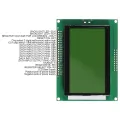 LCD12864 12864 Full Graphics LCD Display Monitor 12864 128×64 5V Character Blue Backlight Screen LCD 12864 IIC I2C For Arduino LCD Display Electronics Circuitry & Parts. 