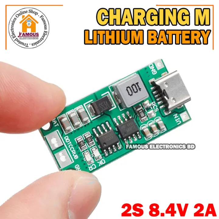 Multi-Cell%202S%202A%20Type-C%20To%208.4V%20Step-Up%20Boost%20Lipo-%20Polymer%20Li-Ion%20Charger%207.4V%2018650%20Lithium%20Battery%20-%20Image%202