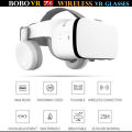 BOBO VR Z6 Wireless 3D Glasses Virtual Reality Box Google Cardboard Stereo Mic Headset Helmet for 4.7-6.5" Joystick.