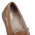 Apex Dark Brown Leather Penny Loafer For  Men. 