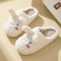 Cartoon Anime Sanrios Cute Cinnamoroll Plush Shoes host Home Slippers Kawaii Keep Warm Funny Household Women Cotton. 
