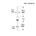 【Mary DAI Store】(10PCs) 1N5817 Schottky Barrier Rectifier Diodes 1A 20V (DO-204AL) Axial IN 5817 IN5817 1 Amp Volt. 