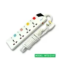 Multiplug Many Business Class 4 Gang MTS-147=3P/3M - Multi Plug. 