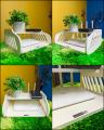 Router Stand Stylish Design – White Color. 