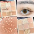 9 Color Pearlescent Matte Eyeshadow Pallete/Waterproof Metallic Diamond Shiny Shimmer Eyeshadow/Eye Makeup Cosmetic. 