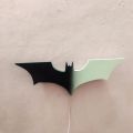 Creative 3D Batman Wall Lamp LED Gaming Room Decorative Light Bat Lamp room Interior Decoration. 