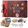 60 Page DIY Handmade Photo Album Scrapbook Our Adventure Book Retro Kraft Album Anniversary Wedding Guest Book Memory Gift.