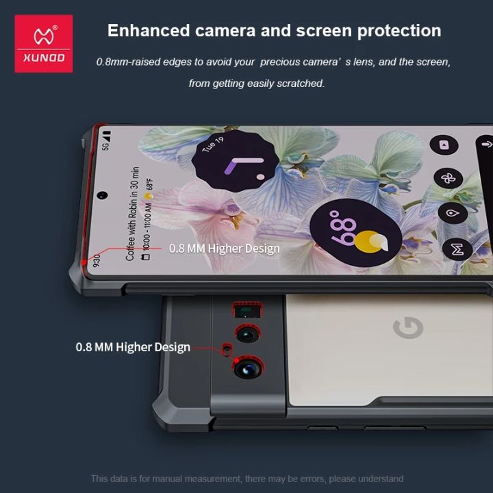 Xundd%20Protective%20Back%20Cover%20For%20Google%20Pixel%206%20Pro%20Cases%20Shockproof%20Airbag%20Bumper%20Soft%20Back%20Transparent%20Shell%20Covers%20-%20Image%203