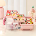 Multi-layer Hairpin Organizer Cute Girl Jewelry Case Head Rope Headband Display Rack Children's Hair Accessories Storage Box.