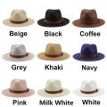 Men Wide Brim UV Protection Summer Sun Hat Panama Hats Straw. 