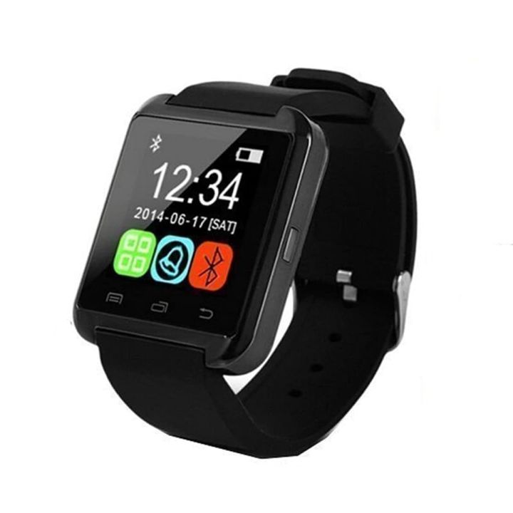 RX-U8B-HQ Bluetooth Smart Mobile Watch - Black