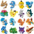 Pokemon Pikachu Series Diy Diamond Building Block  Toy Birthday Present color:083-135pcs. 
