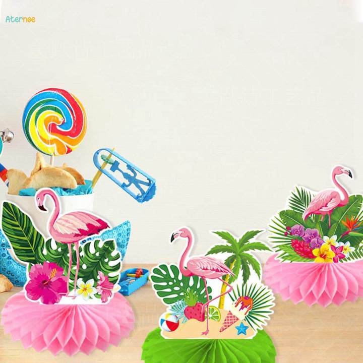 9x Flamingo Honeycomb Centerpieces Table Centerpieces Aloha Popular Flamingo Themed Honeycomb Flamingo Paper for Office Baby Shower Birthday