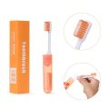【Hey my home】Business Folding Toothbrush Soft Bristles Hotel Personal Hygiene Teeth Cleaning Tool. 