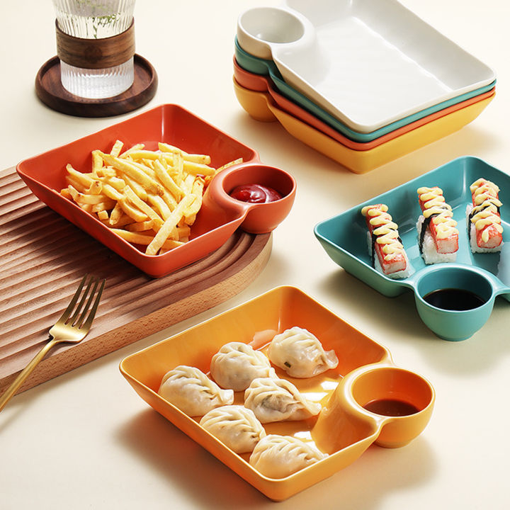 HelloWorld%20Serving%20Plate%20Smooth%20Edges%20Compartment%20Design%20Snack%20Tray%20-%20Image%203