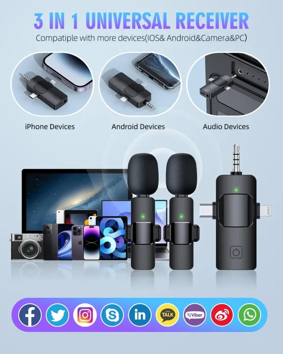 K15%20Wireless%20Dual%20Microphone.%203%20in%201%20Lavalier%20Collar%20Microphone%20for%20Type%20C,%20iPhone,%203.5mm%20Multi%20Device%20Video%20Broadcast%20Noise%20Reduction%20Mini%20Lapel%20Microphones%20-%20Image%204