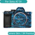 For Sony A7M4 A7IV Decal Skin Camera Sticker Vinyl Wrap Anti-Scratch Protective Film A7 Mark 4 IV M4 Mark4 MarkIV Alpha 7M4 7IV. 