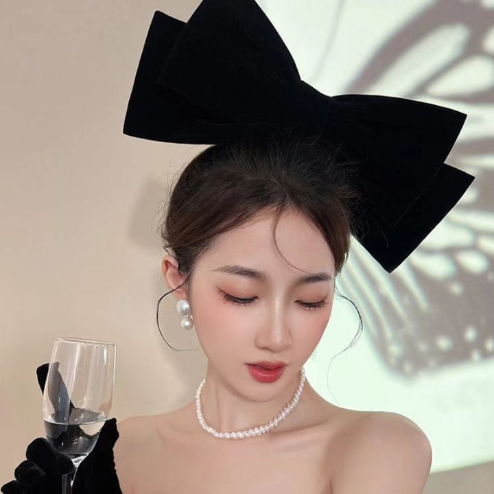 Oversized%20Barrette%20Bow%20Hair%20Clip%20Woman%20Velvet%20Headwear%20Hairpin%20Hair%20Accessories%20finpae%20-%20Image%203
