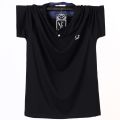 Plus Size 5XL 6XL Men Big Tall T-shirt Short Sleeves Oversized Tshirt Cotton Male Large Top Tee Summer Elastic Force Clothes Men. 