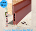 Premium Door Bottom Seal Strip Adhesive Under Door Silicone Sweep Weather Stripping Door Draft Stopper Rubber Strip Door Block for Doors and Windows. 