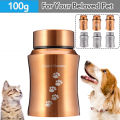 cute Urn for Pet Dog Ashes Cremation Memorial Small Keepsake Ash Container Jar Pet ashes can.