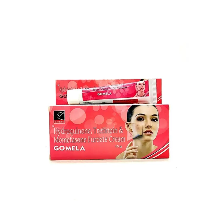 GOMELA%20Hydroquinone%20Tretinion%20&%20Mometasone%20Furoate%20Cream%2015g%20-%20Image%202