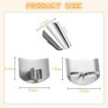 Stainless Steel Finger Protector Anti-cut Finger Guard Safe Vegetable Cutting Hand Protecter Kitchen Gadgets Kitchen Accessories. 