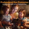 Long Runtime Reading Light Portable Type-C Charging Adjustable Brightness Book Lamp Eye Care Color Temperature Control LED Book Light for Reading in Bed Night Reading Gift for Readers Travel Accessory. 