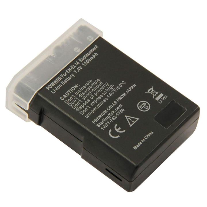 EN-EL14 EN-EL14a Battery for Nikon D3400 D5600 D3500 D3200 D3300 D5300 D5100 D3100 D5200 Cameras and Grips