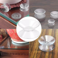1/10Pcs 20/30/35Mm Transparent Thicken PVC Double Sided Round Vacuum Table Suction Cups/Household Lightweight Non-slip Glass Sucker Pads Without Trace. 