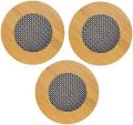 Placemat Bamboo Tea Coaster Heat Pad for Home, Office, Kitchen, Dining Table- 2 Pcs. 