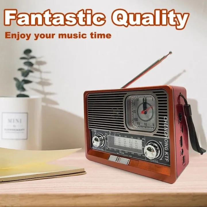 KTF-1647%20Bluetooth,%20AUX,%20USB,%20TF%20Card%20&%20FM/AM/SW%208%20Band%20Radio%20Supported%20Speaker%20With%20Clock%20&%20LED%20Flashlight%20-%20Image%2010