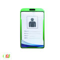 Work ID Card Holders Aluminum Alloy Employee Name ID Card Cover Metal ID Business Case Work Certificate - Green. 
