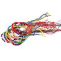 100Pcs /Set New Rainbow Color Mix Braid Friendship Bracelets for Women Jewelry Gift DIY Handmade Rope Bangles Random Color. 