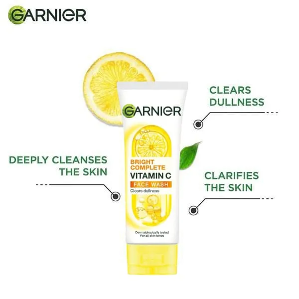 Garnier%20Bright%20Complete%20Vitamin%20C%20Face%20Wash%2050g%20-%20Image%203