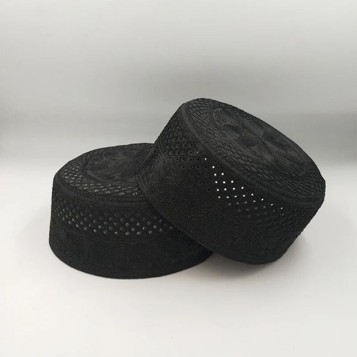 New%20Muslim%20Men%20Prayer%20Hats%20Cotton%20Embroidery%20Caps%20Arab%20Man%20Saudi%20Arabia%20Islamic%20Hat%20Turban%20Hijab%20Jewish%20Cap%20Islam%20Headscarf%20-%20Image%203
