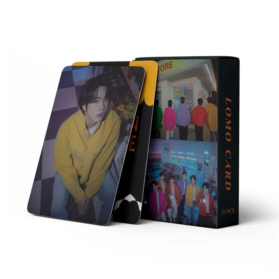 55pcs/box Kpop BTS PERMISSION TO DANCE ON STAGE LIVE JIN JHOPE