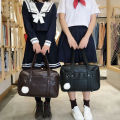 New Japanese Japan Orthodox JK Uniform Bag One Shoulder PU Ladies Simple Comic Con Student Casual Crossbody Bag Academy. 