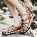 Outdoor Men Hiking Sandals Summer Shoes For Men Beach Male Shoes Anti-Slip Trekking Sandals Lightweigt Size 38-48 BunnyGarden. 
