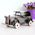 Metal Crafts Vintage Wecker Model Mini Toy Vehicles Car for Home Decoration. 