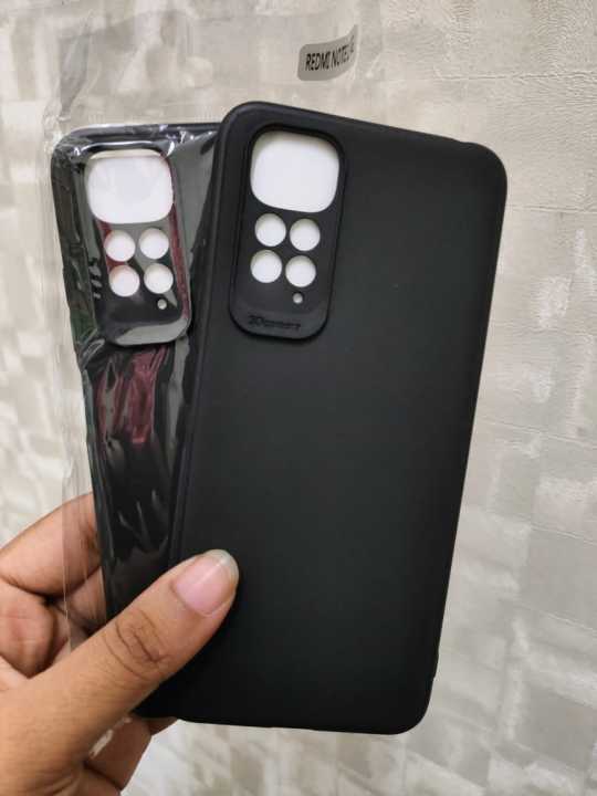 For%20Xiaomi%20Redmi%20Note%2011%204G%20Premium%20Frosted%20Black%20Soft%20Silicone%20Back%20Cover%20-%20Phone%20Back%20Cover%20-%20Phone%20Back%20Cover%20-%20Redmi%20Note%2011%20Back%20Cover%20(Back%20Case%20Cover%20For%20Smartphone)%20-%20Image%203