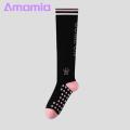 Anti-pilling Compression Socks Cozy Knee-length Winter Socks with Massage Soles for Women Anti-slip High Elasticity Warm Comfortable Yoga Stockings for Jogging Buyers' Favorite Compression Calf.