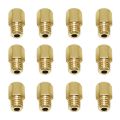 12Pcs Motorcycle Carburetor Main Jet Carburettor Main Nozzle Gauge Nozzle for Mikuni VM TM Carb 90- 200. 