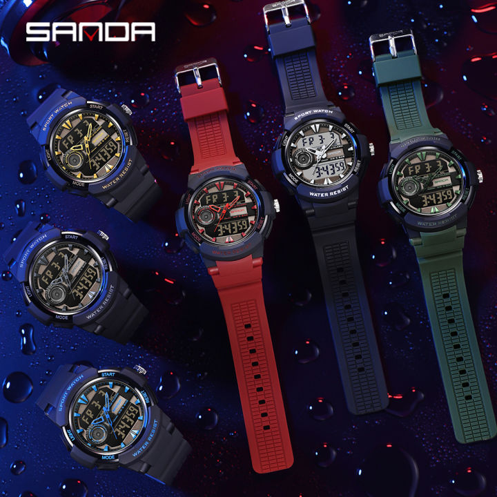 Sanda%20Men's%20Watches%20Sports%20Military%2050M%20Waterproof%20Digital%20Wristwatch%20for%20Male%20Clock%20Stopwatch%20Relogio%20Masculino%206082%20-%20Image%205