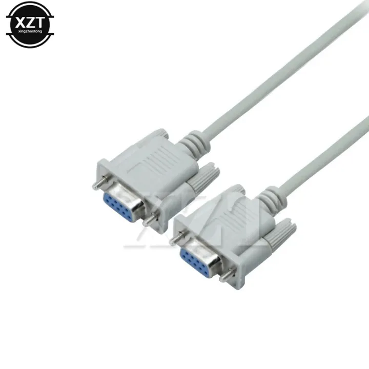 New%20Serial%20Null%20Modem%20Cable%20DB9F%20to%20DB9F%20Female%20DB9%20Connector%20pin%201%20to%20pin%201%20RS232%20to%20RS-232%20Cross%20data%20CABLE%20-%20Image%202