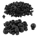 135 Pcs Accessories: 15 Pcs Adjustable Round Toggle Spring Loaded Rope Lanyard Cord Locks & 120 Pcs 8Mm Car Hole Plastic Rivets Fastener Bumper Push Pin Clips Clip.